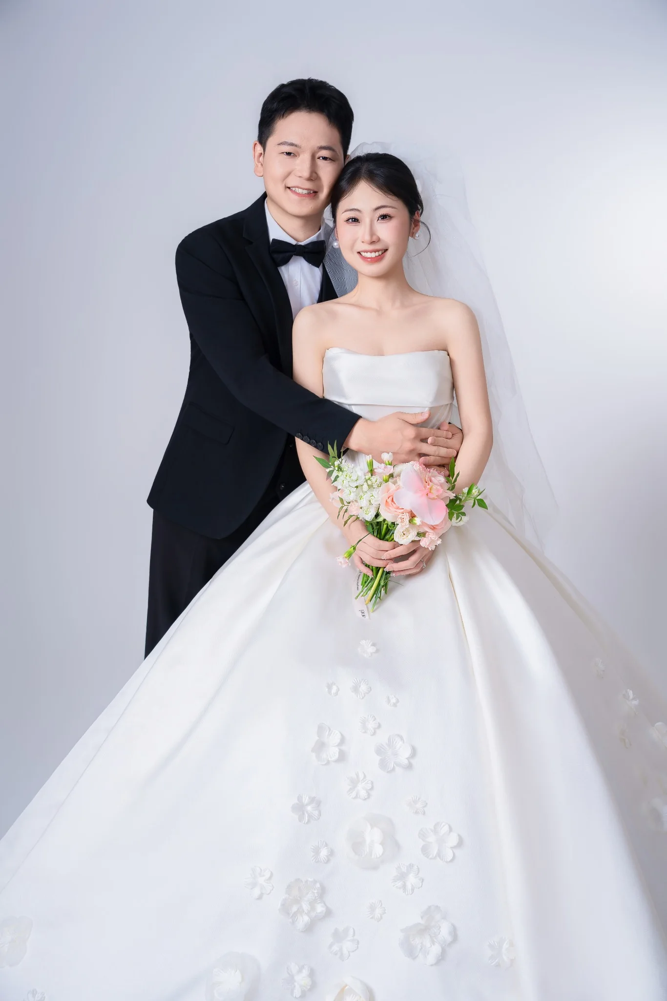 新人婚纱合影